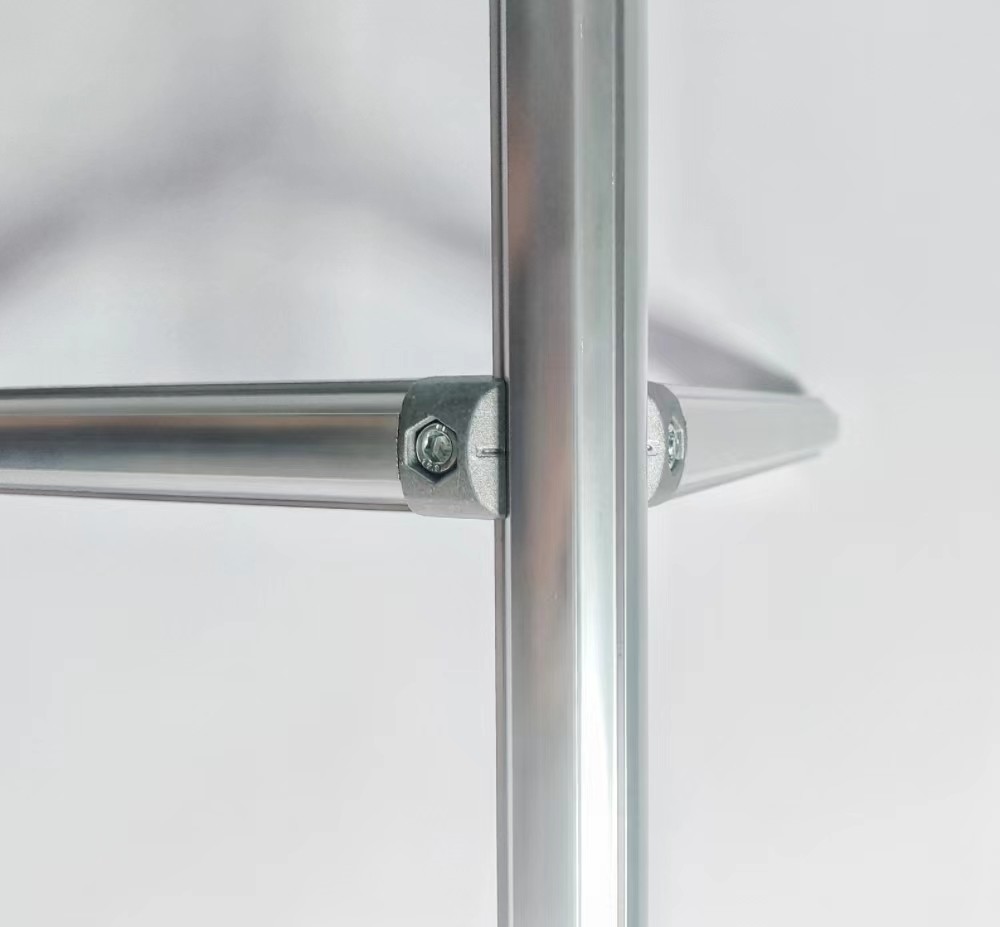 AL-1-S Aluminum Tubing Joints Slivery Sandblasting Inner Type S Multi Angle