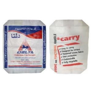 Waterproof Valve Type Woven Polypropylene Bags For Cement Packaging