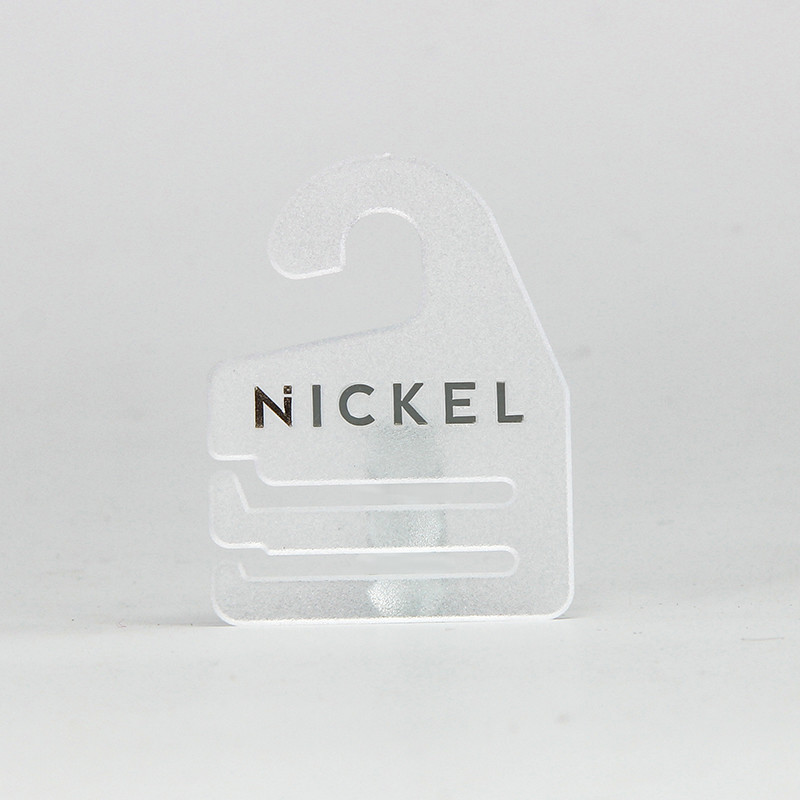 OEM ODM Plastic Tie Hangers 7.8g Transparent Necktie Holder Organizer