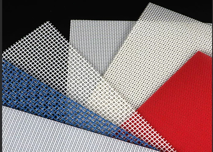 Plain Weaving Drying Mining Polyester Mesh Conveyor Belt Abrasion Resistance