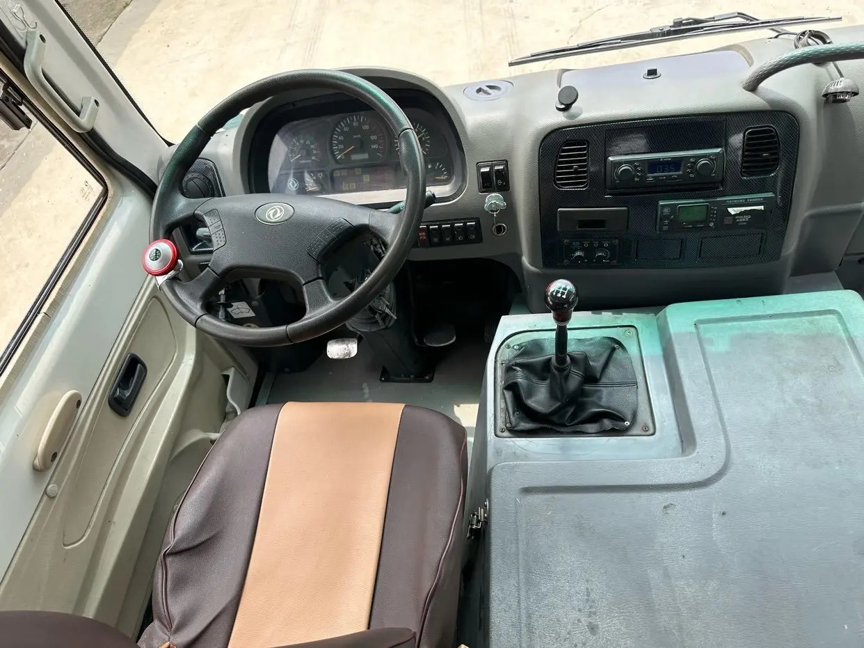 Used Mini Coach 2018 Year Air Conditioner Front Engine 19 Seats Dongfeng Bus DFA6601 Sliding Window