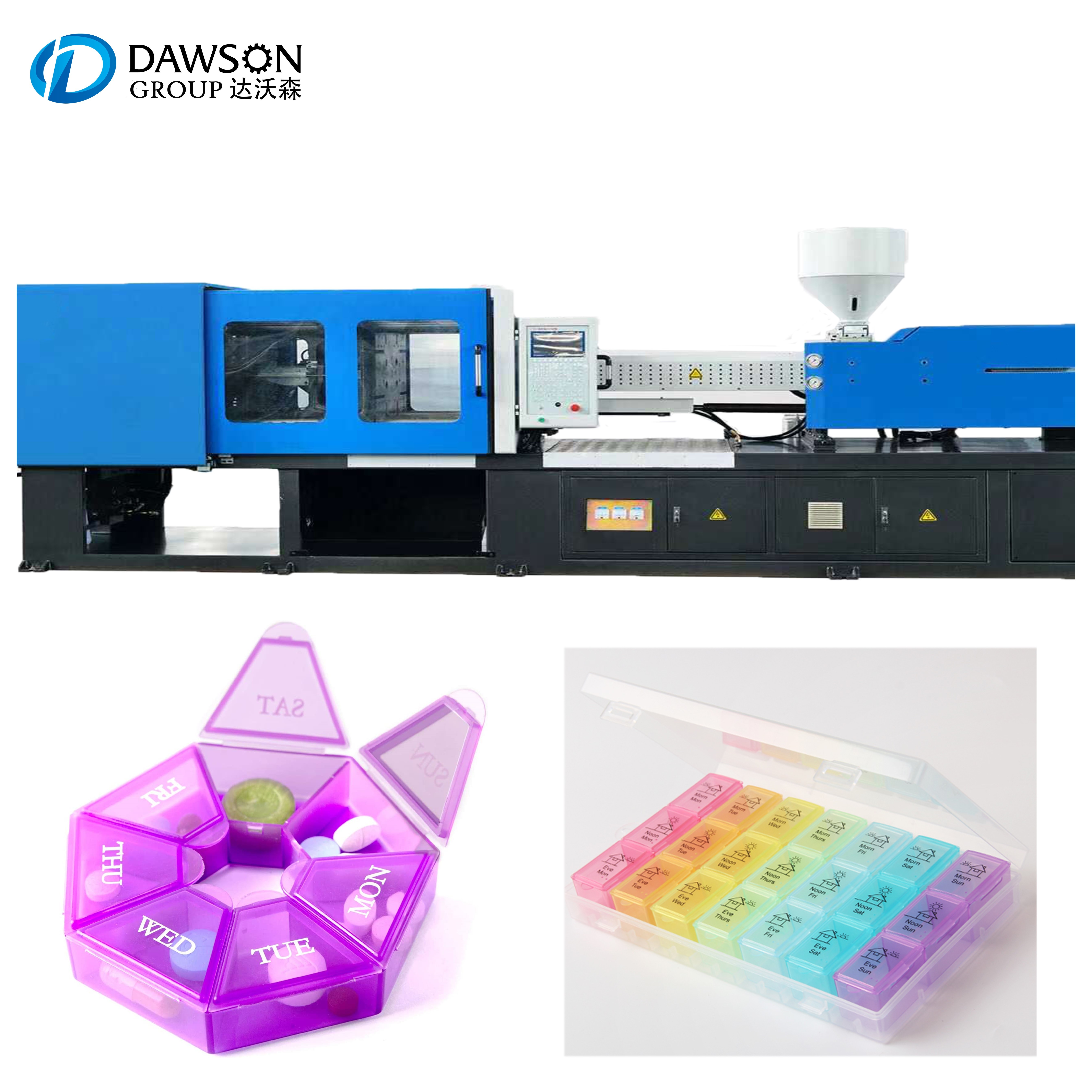 Plastic Portable Medicine Box Travel Outdoor Durg Compartments Mini Sorting Container Injection Molding Machine