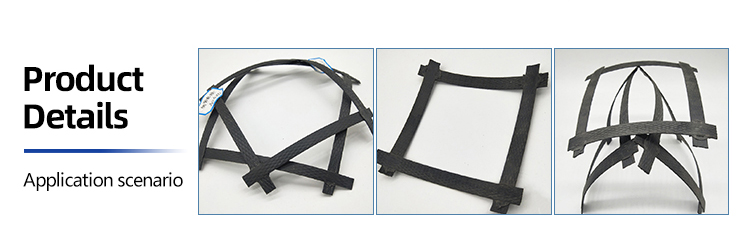 Easier Construction of 1-6m Soil Stabilization with Black Steel PP Composite Geogrid