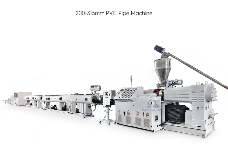 22kw 80/156 Screw PVC Pipe Production Line For Drainage Pipe Manufacturing