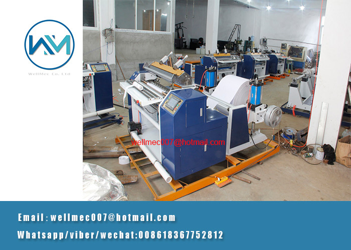Single layer fax paper/cash register/medical report paper/thermal paper slitting machine