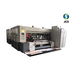 PLC Control Board Corrugated Box Printing Machine With Electric Slotting Machine