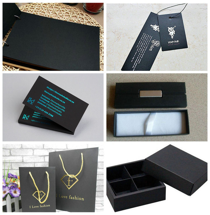 FSC Certified 100% wood pulp Hard Stiffness Black Chipboard Sheet 250gsm 300gsm 