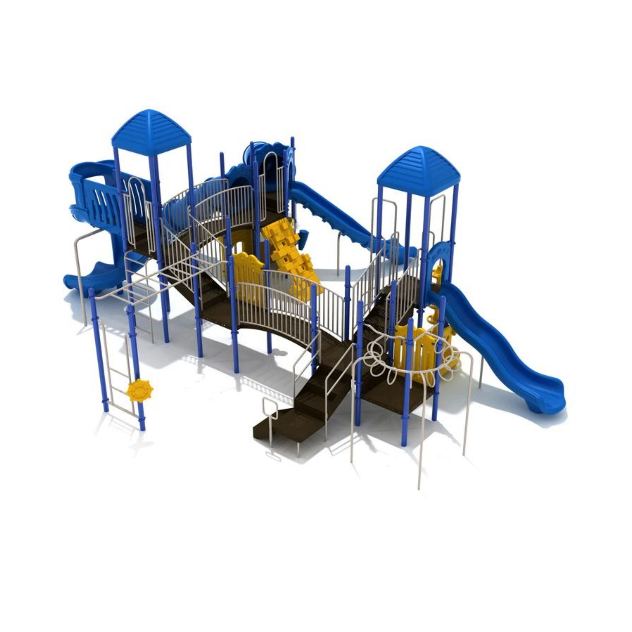 OEM Galvainzed Steel Commercial Large Plastic Slide For Kids Play