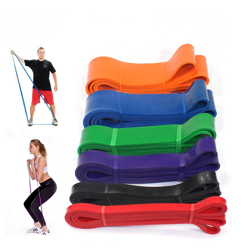 Latex 2.08m 35lb Heavy Ankle Tube Resistance Bands For Arms Legs Training