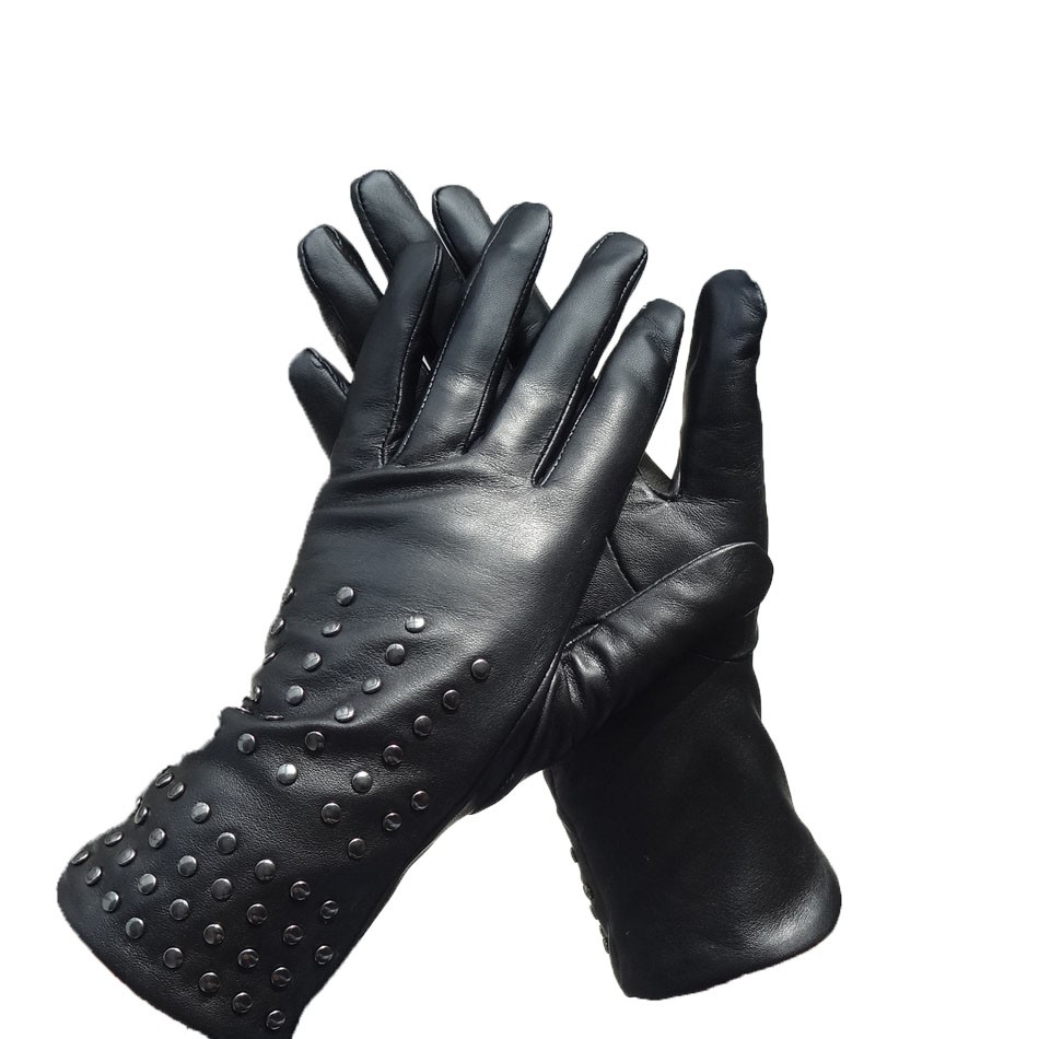 Soft fashion classical leather gloves