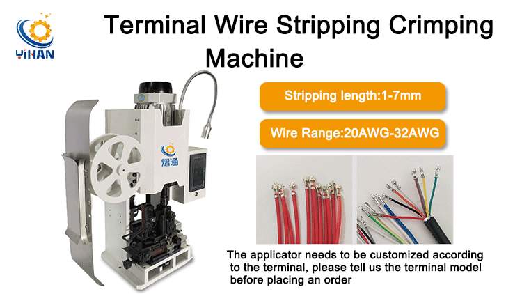 Automatic Super Mute Terminal Wire Stripping Crimping Machine for Cable Production