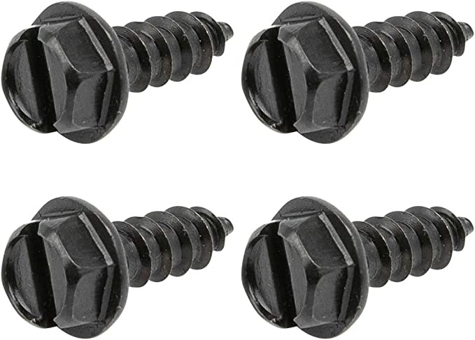 Makers Bolt 5/16"-18 X 1" Hex Bolts 18-8 Stainless Steel Black Oxidized Threaded Stud Bolts