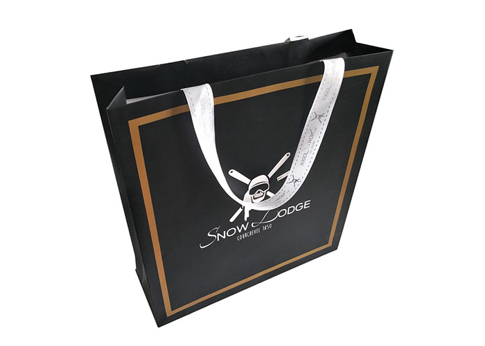 Personalized Paper Shopping Bags , Custom Printed Paper Bags Environmental