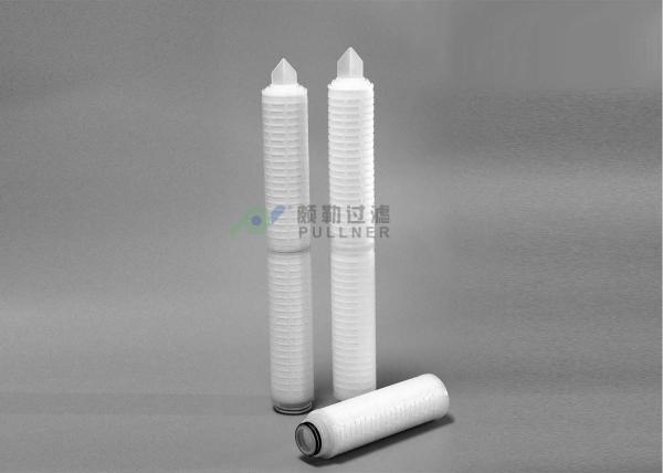 10" Microelectronics Pleated Membrane Filter Cartridge 0.4 - 0.7m2 Filtration