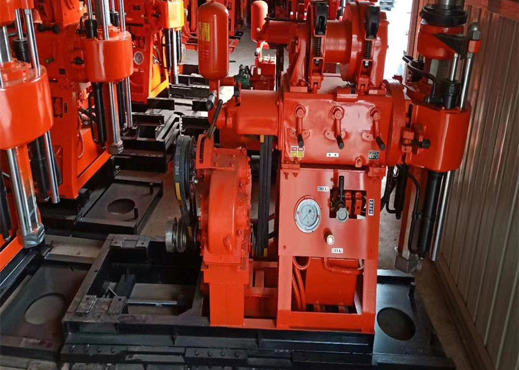 Engineering Survey Coring Exploration Drill Rig 100 Meters Depth With Diesel Engine