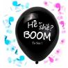 Buy cheap 2x Giant Black Latex Gender Reveal Confetti Balloon from wholesalers