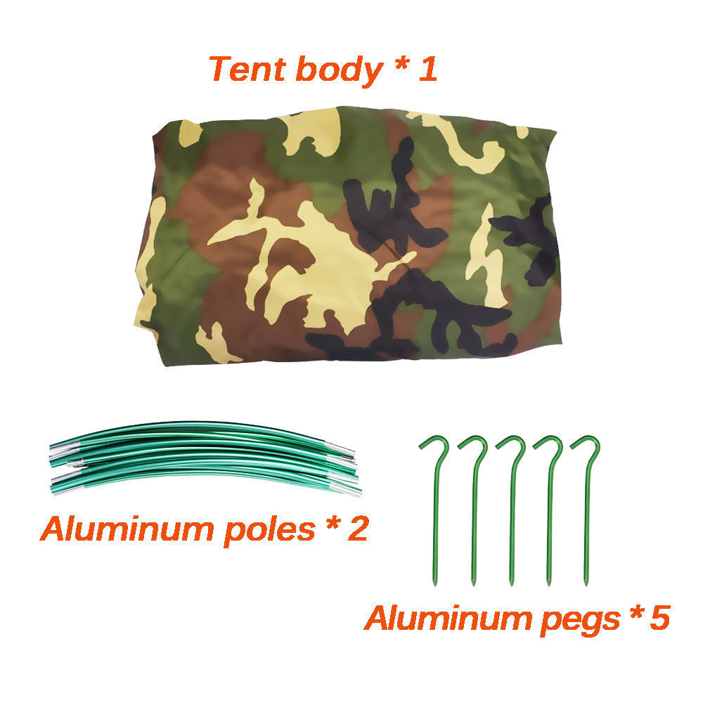 Waterproof Coating New One Person Waterproof Camouflage Hunting Camping Bivy Tent