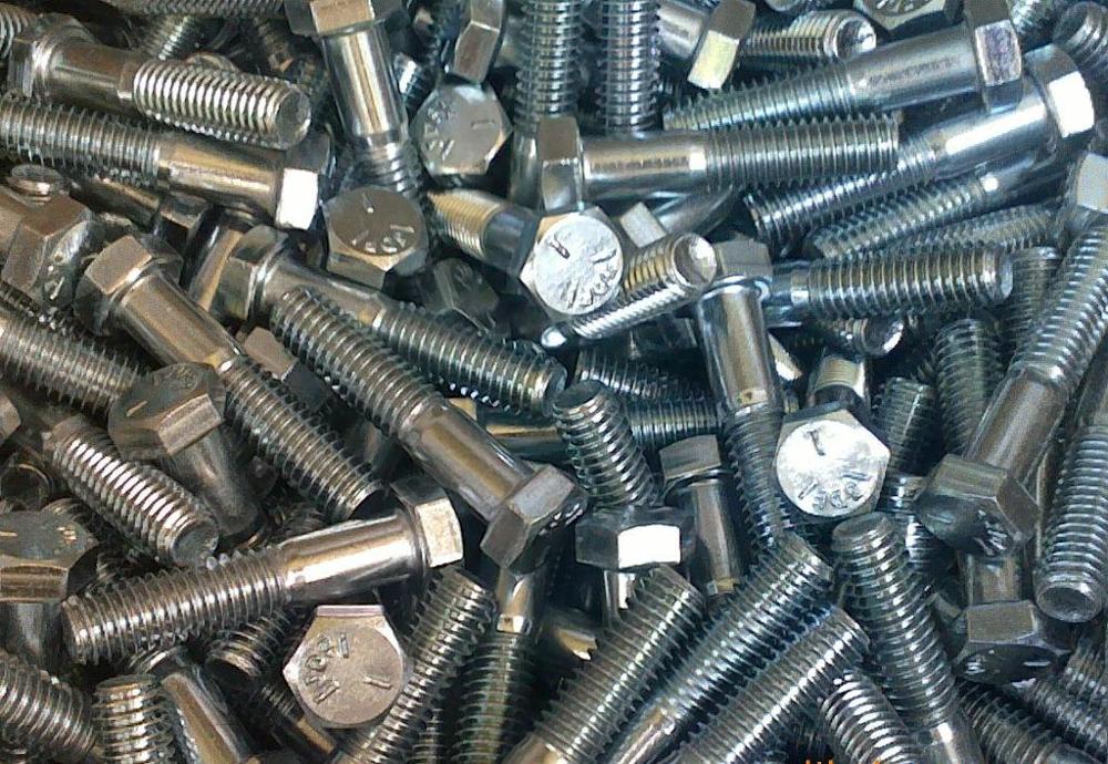 M6-M36 DIN933 Hex Bolt Screws Hex Nut Fasteners with Plain Finish