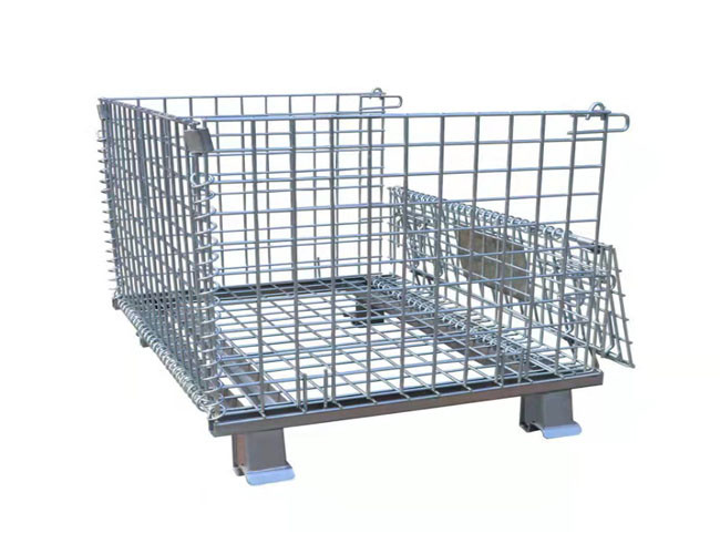 Carbon Structural Steel Mesh Butterfly Cage Acid Resistant Foldable