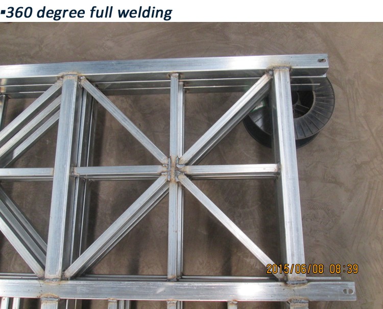 ASO factory wholesale garrison fencing in black steel angle iron fence