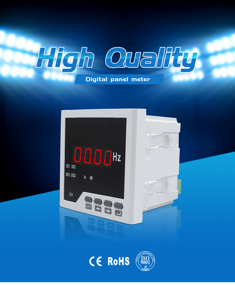 96*96 new frequency meter for complete cabinet