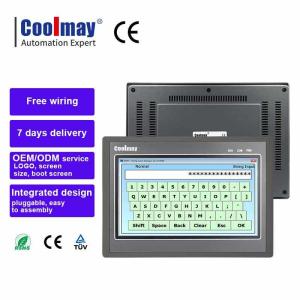 China Coolmay Factory 10Inch HMI PLC All in One Machine RS232 RS485  EX3G-8100H-44MT Built in Analog Inputs and Outputs Temperature Voltage Current Programmable Logic Controller Modbus on sale