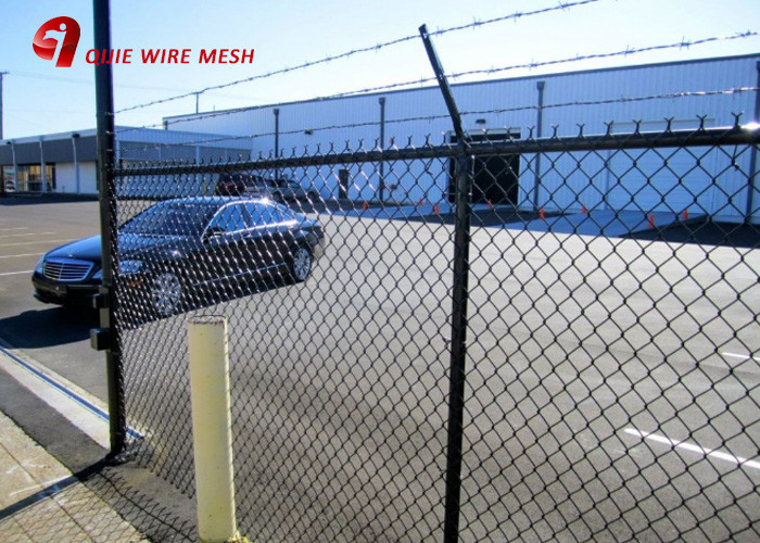 3 Foot Industrial Chain Link Fence Fabric Durable Strong Surface Low Maintenance