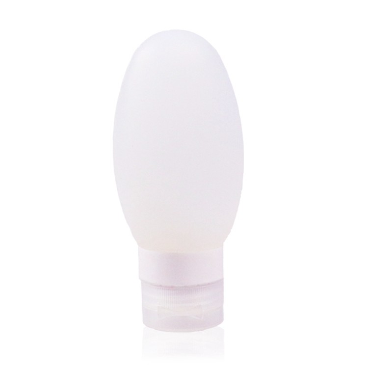 Oval Shape 100ml Silicone Travel Containers Better Air Returning For Squeezing