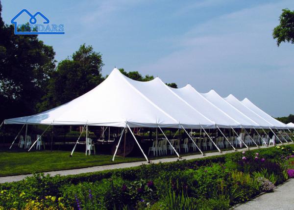 Outdoor Festival Tent With Sidewalls High Peak Pole Wedding Party Canvas Marquee