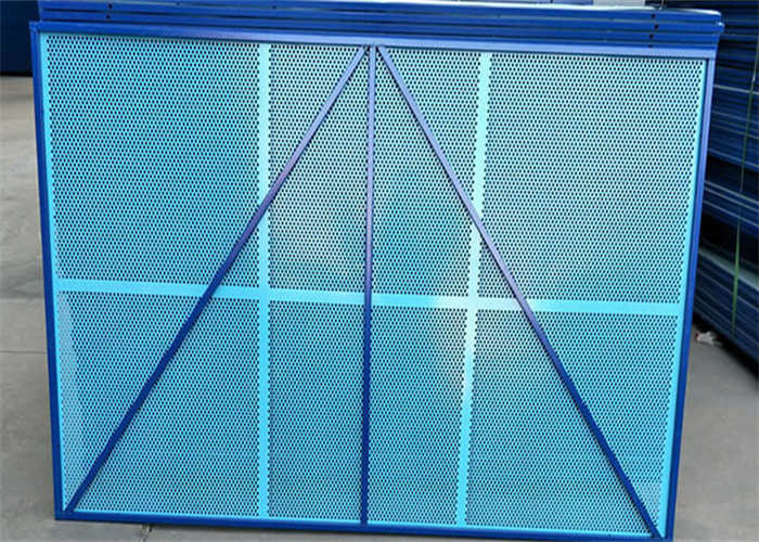 High Safety Steel Perforated Formwork Screen Self Climbing Scaffold System