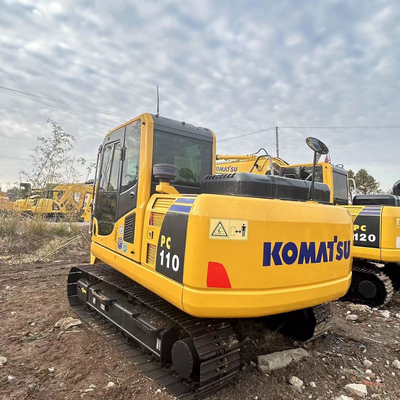 Secondhand Komatsu Digger PC110 Used 11ton Small Type Crawler Excavator