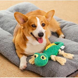 Rope Legs Plush Stuffed Pet Chew Toys For Heavy Chewers