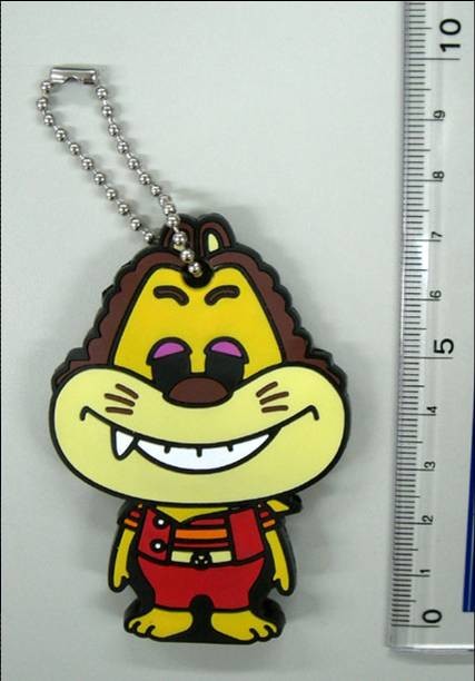 High Visible Custom PVC Keychains With Plastic / Rubber Material
