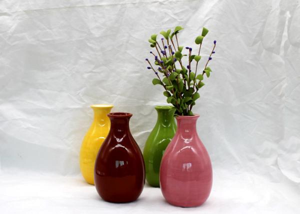 European Fashion Ceramic Vases And Pots Home Decoration Colorful Dolomite Flower