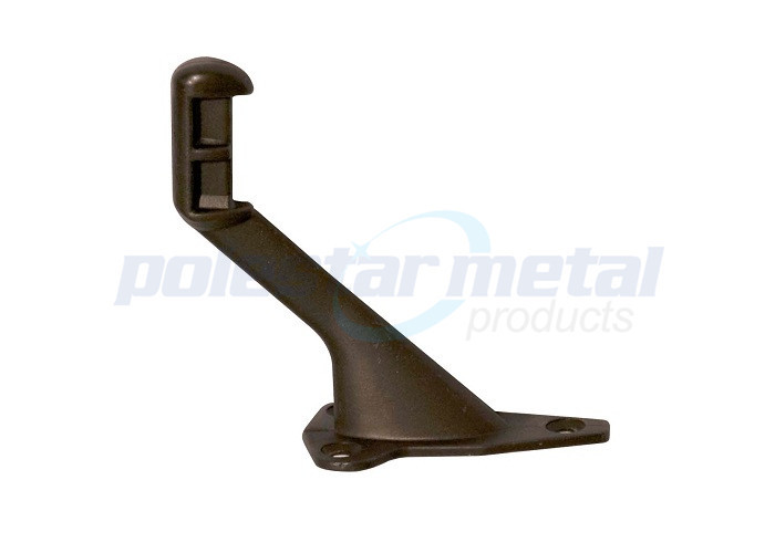 Decorative Door Hardware Satin Chrome Heavy Duty Handrail Brackets 74mm