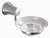 53282 glass shelf bathroom accessory zinc chrome finish tumbler holder towel bar paper holder soap dish