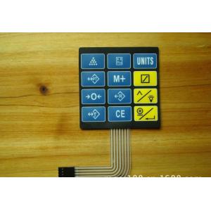 Silk Printing / Digital Printing Membrane Switch Keyboard With 3M Adhesive