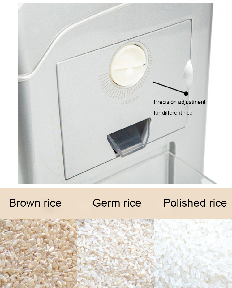Commercial 30kg/h fresh rice miller germ brown rice husker small rice hulling milling machine
