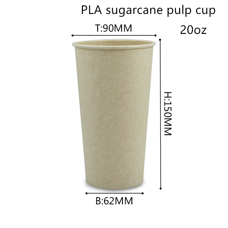 Disposable Fast Food Takeout Kraft Paper Cup for French Frices and Puff Eggs