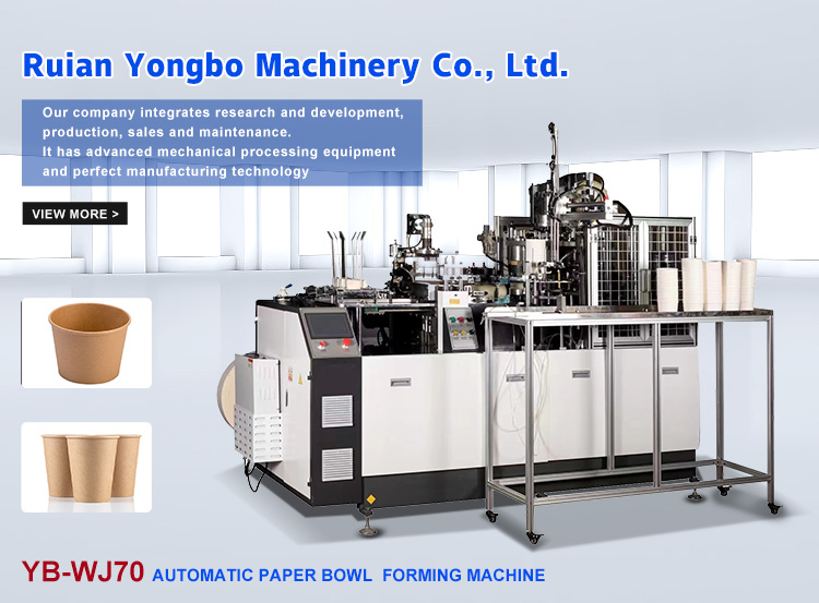 Food Shop 6.5kw Paper Cup Forming Machine 100-110pcs/Min Fully Automatic with Voltage 380V/220V 50Hz/60Hz