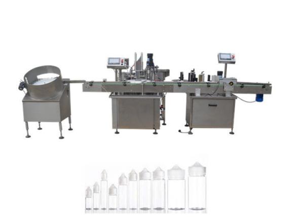 304 Stainless Steel Electronic Liquid Filling Machine Suction / Anti - Drip