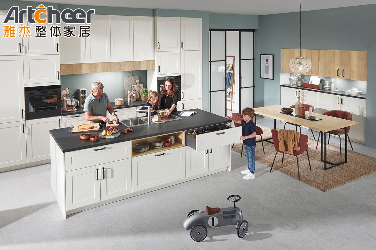Home Furniture Modular Kitchen Wall Cabinet with Mail Packing N and Wood Material