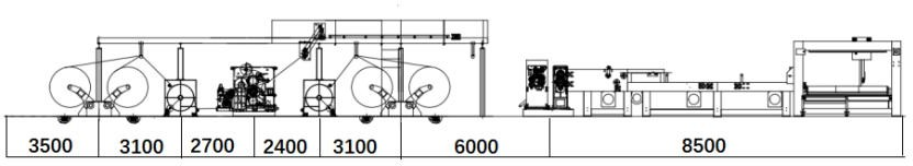 Automatic Grade Flute Corrugated Cardboard Two Layer Making Single Facer Machine Line