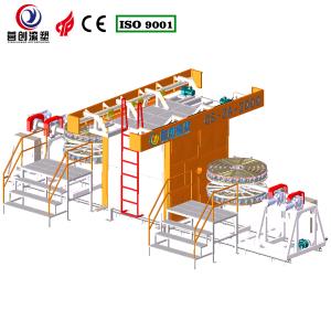  Fast Speed Shuttle Rotomolding Machine PLC Control Electrical Manufactures