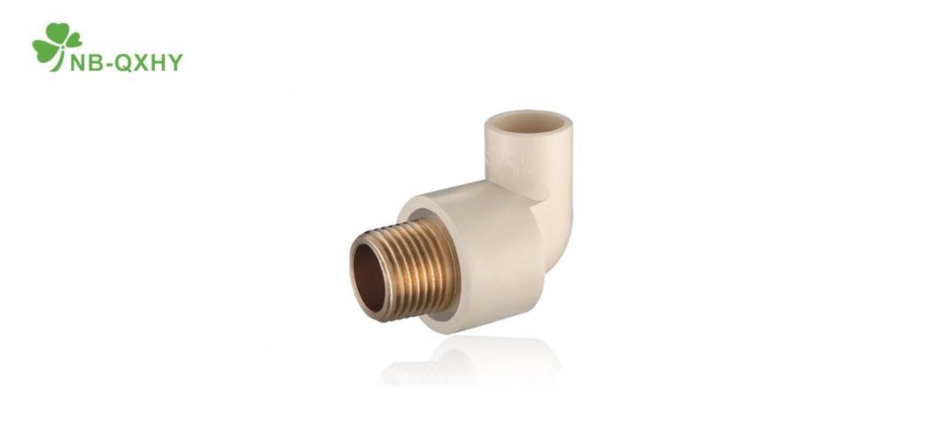 Nb-Qxhy Water Supply CPVC Fitting Male Elbow with Brass Thread ASTM 2846 Standard
