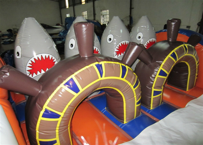 Inflatable Pirate Obstacle Course Jump House , Games Obstacle Course Bouncer 8 X 4 X 3.5m