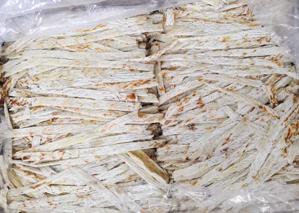 Grill Dried Salted Squid Strip Thailand Iron Roasted Dosicicus Gigas