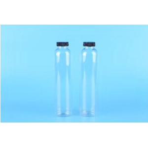 350ml Pet Plastic Juice Bottles cone shape customized Printing