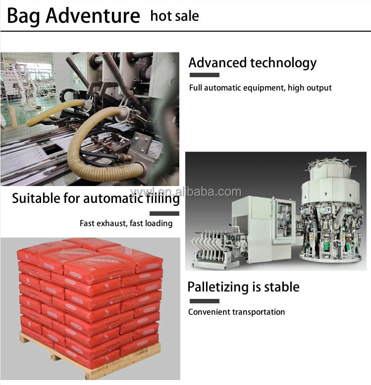 85GSM 50kg Square Bottom Bag Cement Sack Empty Cement Bag