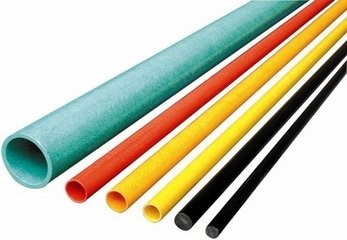 20mm Red FRP Round Tube Fiberglass Square Tube Maintenance Free